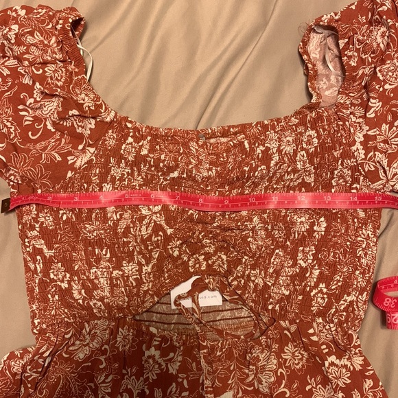 Brinley ruffle slit dress from west end boutique - Picture 3 of 6